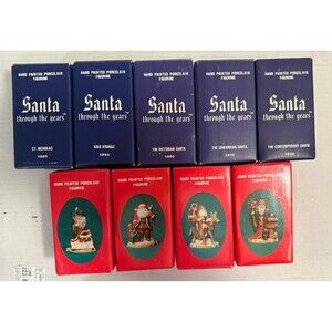 Santas of the Nations (4) and Santa Through The Years (5) Please READ!!! inboxes